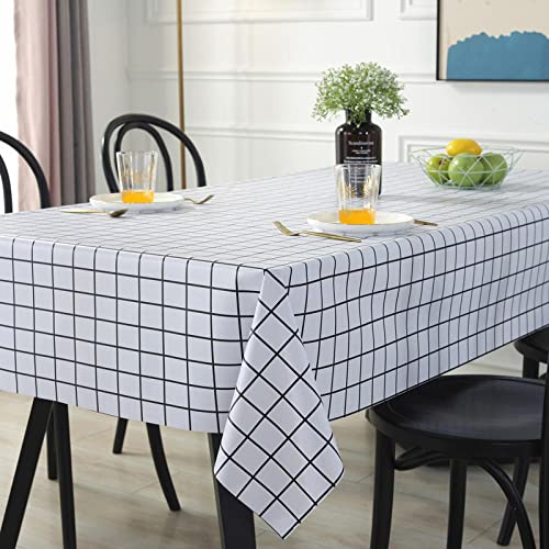 ROJDFCNBW Stick Baumwolle und Tischtuch, for Esstischabdeckung Partytischdecke(White B,100 x 100cm) von ROJDFCNBW