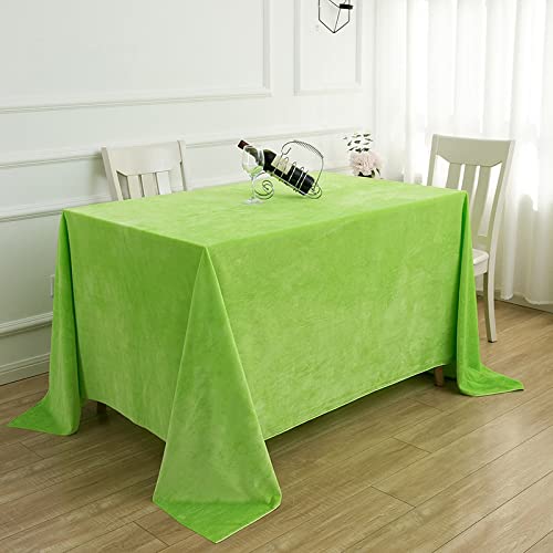ROJDFCNBW Stick Baumwolle und Tischtuch, mit quadratischer Tischdecke for den Esstisch drinnen und draußen(Green,78.7 x 39.4 inch) von ROJDFCNBW