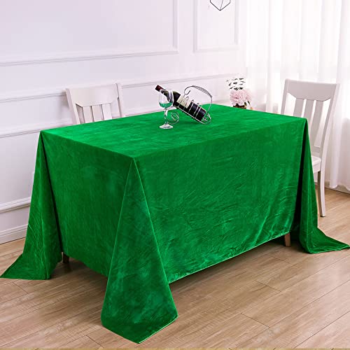 ROJDFCNBW Stick Baumwolle und Tischtuch, mit quadratischer Tischdecke for den Esstisch drinnen und draußen(Light Green,200x100cm) von ROJDFCNBW