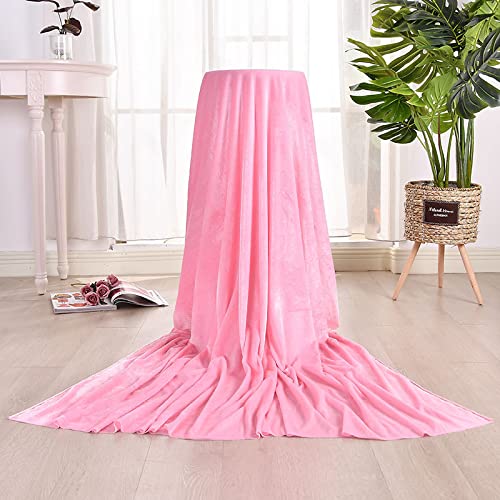 ROJDFCNBW Stick Baumwolle und Tischtuch, mit quadratischer Tischdecke for den Esstisch drinnen und draußen(Pink,110.2 x 70.9 inch) von ROJDFCNBW