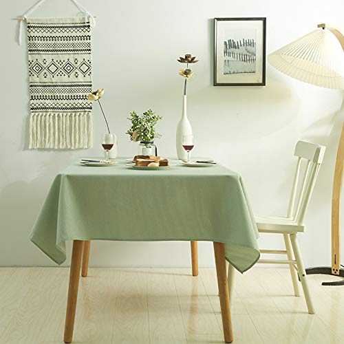 ROJDFCNBW Stick Baumwolle und Tischtuch, verwendet for Küche, Restaurant, Bankett drinnen oder draußen Tischdekoration(Green,23.6 x 23.6 inch) von ROJDFCNBW