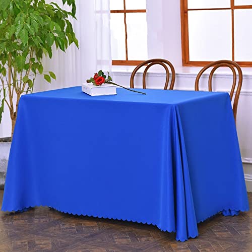 ROJDFCNBW Stick Baumwolle und Tischtuch, waschbare und Wiederverwendbare Küchentischdecke(Blue,240x320cm) von ROJDFCNBW