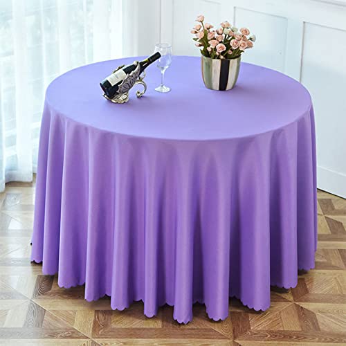 ROJDFCNBW Stick Baumwolle und Tischtuch, waschbare und Wiederverwendbare Küchentischdecke(Light Purple,180x260cm) von ROJDFCNBW