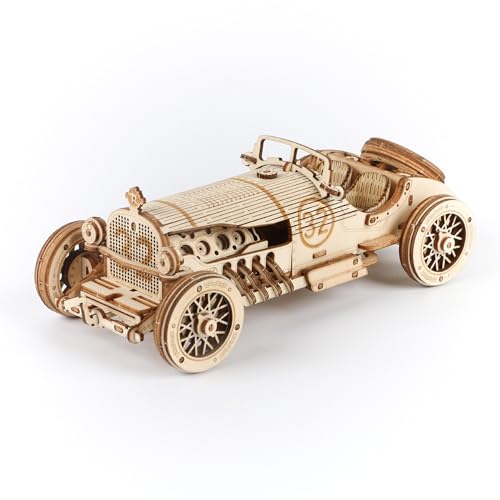 ROKR 3D Holzpuzzle für Erwachsene Kinder Vintage Grand Prix Auto Modellbausätze Geschenk Teenage ROKR 3D Holzpuzzle für Erwachsene Kinder Vintage Grand Prix Auto Modellbausätze Geschenk Teenage von ROKR