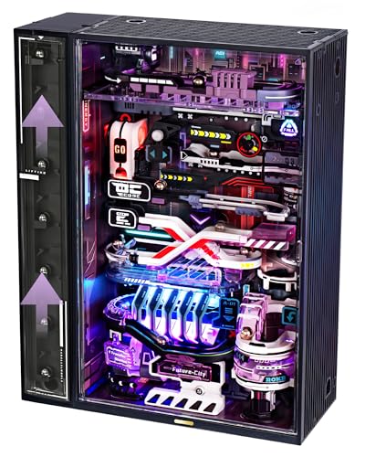ROKR 3D Puzzle Modellbausätze für Erwachsene zum Bauen, Murmelbahn mit elektrischer LED, Cyberpunk Future City Gaming Deko Geschenke für Männer ROKR 3D Puzzle Modellbausätze für Erwachsene zum Bauen, Murmelbahn mit elektrischer LED, Cyberpunk Future City Gaming Deko Geschenke für Männer von ROKR