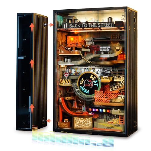 ROKR Kugelbahn 3D Puzzle Erwachsene Hip-hop Street Modell Gaming Deko Setup Erweiterungsfähige Kits Cyberpunk Geschenkidee für Männer-Parallel World MR03S ROKR Kugelbahn 3D Puzzle Erwachsene Hip-hop Street Modell Gaming Deko Setup Erweiterungsfähige Kits Cyberpunk Geschenkidee für Männer-Parallel World MR03S von ROKR