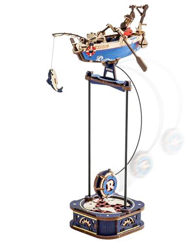 ROKR Ozean Fischer Balance Spielzeug MCD02 3D Holzpuzzle Gravitation Schwingmodell für Erwachsene Jugendliche Bastelset Deko Einzigartiges Geschenk für Männer Frauen ROKR Ozean Fischer Balance Spielzeug MCD02 3D Holzpuzzle Gravitation Schwingmodell für Erwachsene Jugendliche Bastelset Deko Einzigartiges Geschenk für Männer Frauen von ROKR