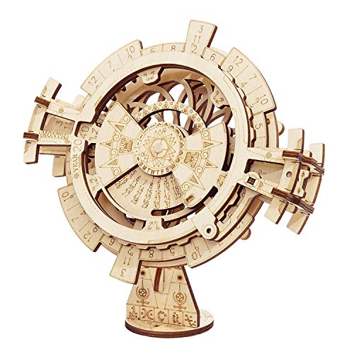 ROKR Perpetual Calendar-3D-Holzbausatz/Mechanische Modelle/Modellbau Mechanische Modellbau Kits Für Jugendliche und Erwachsene von ROKR