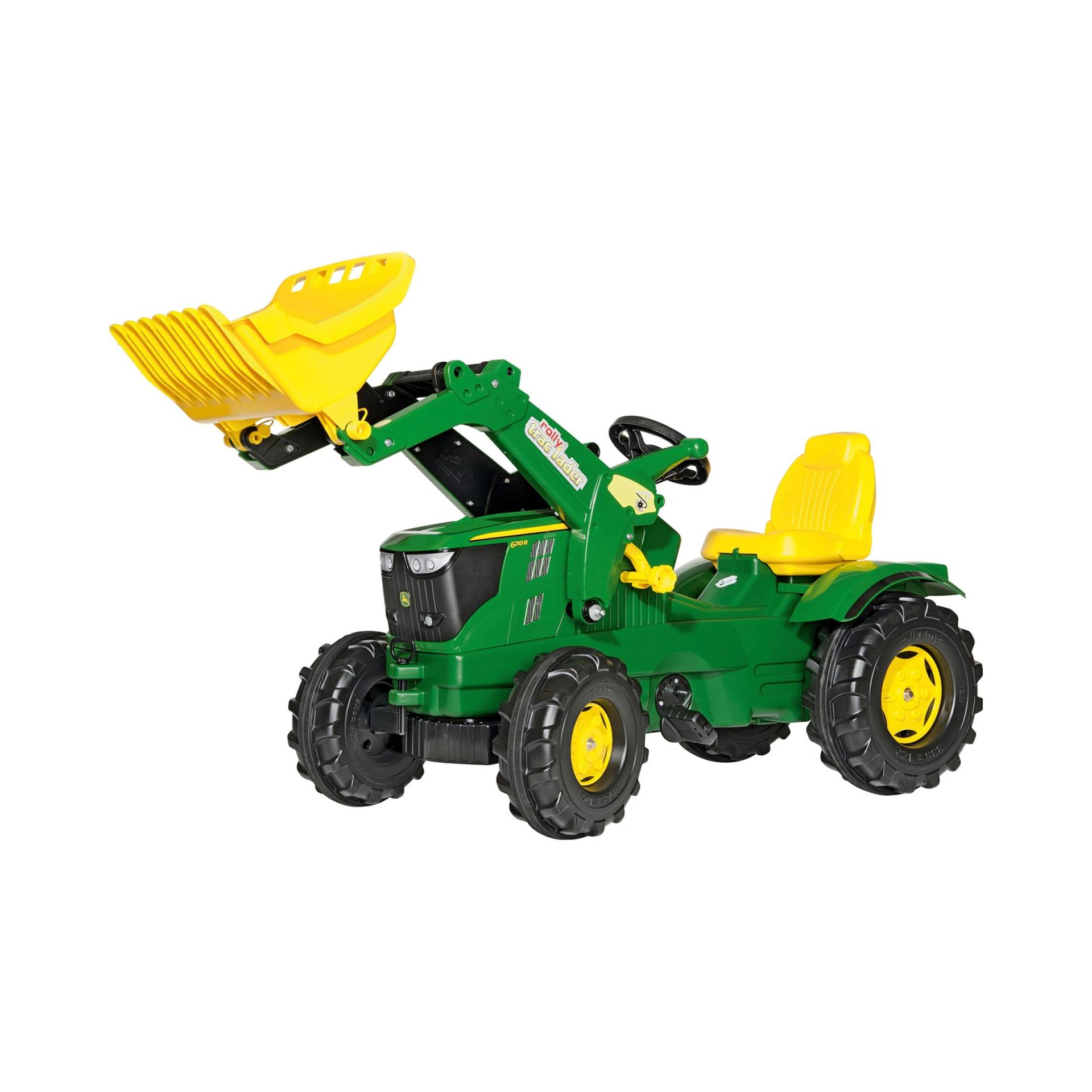 Rolly Toys® Trettraktor rollyFarmtrac John Deere 6210R mit Frontlader von rolly toys