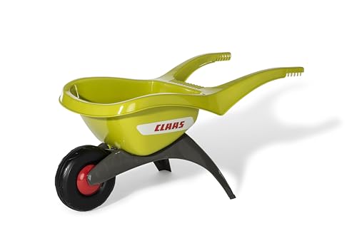 Rolly Toys Claas Kinderschubkarre (Schubkarre, Kunststoffschüssel, Kunststoffgriffe, Kinder ab 2 Jahre, Farbe grün) 272723 von ROLLY TOYS