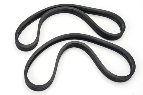 Rolly Toys Ersatzteile Set, Laufreifen, Laufringe, 390 x 30 mm, 2 Stück, Zubehör für Rolly Toys X55500050580, Schwarz von ROLLY TOYS