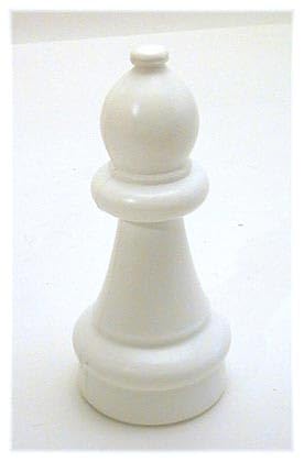 Rolly Toys Läufer klein 26 x 11x 11 cm weiß für Außenschach Rolly Toys Läufer klein 26 x 11x 11 cm weiß für Außenschach von ROLLY TOYS