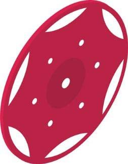 Rolly Toys Radblende rot Ø 160mm von ROLLY TOYS