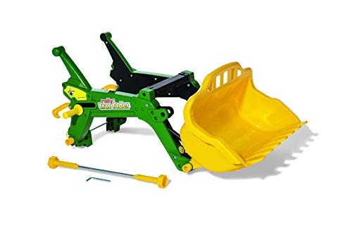 RollyToys rollyTrac Lader Premium (Frontlader grün, für Kinder von 3-10 Jahre, Zubehör für Kindertraktoren) 408955 von ROLLY TOYS