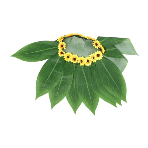 ROMANSENTIAL 1 Satz Hawaiian Ische Kleidung Dekoration Blattkleid Tulpenhäkelnadel Strudel Hula-tänzerin Kostüm Ballongirlande Künstliche Rankengirlande Luau-rock Grüner Hula-rock Girlanden ROMANSENTIAL 1 Satz Hawaiian Ische Kleidung Dekoration Blattkleid Tulpenhäkelnadel Strudel Hula-tänzerin Kostüm Ballongirlande Künstliche Rankengirlande Luau-rock Grüner Hula-rock Girlanden von ROMANSENTIAL