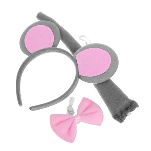 ROMANSENTIAL 3-teiliges -kostüm-set, stirnband, Und Fliege, Tierkostüm Für Halloween, Cosplay-partys Und Lustige Spielaktivitäten ROMANSENTIAL 3-teiliges -kostüm-set, stirnband, Und Fliege, Tierkostüm Für Halloween, Cosplay-partys Und Lustige Spielaktivitäten von ROMANSENTIAL