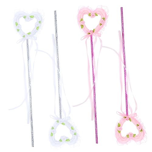 ROMANSENTIAL 4 Stück Zauberstab Feenstab Mädchen Zauberstab Feenflügel Zauberstäbe für Gartenfeen Sternenstab Fairy Wand + Glitters Toys -Fee-Sticks- Winkelfeenstöcke Stoff ROMANSENTIAL 4 Stück Zauberstab Feenstab Mädchen Zauberstab Feenflügel Zauberstäbe für Gartenfeen Sternenstab Fairy Wand + Glitters Toys -Fee-Sticks- Winkelfeenstöcke Stoff von ROMANSENTIAL