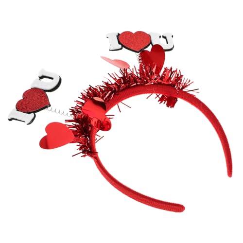 ROMANSENTIAL Roter Herz-haarreifen Mit Pailletten, Liebesherz-stirnband, Herz-haarreifen, Kostümzubehör Für Urlaub, Hochzeit, Party-dekoration ROMANSENTIAL Roter Herz-haarreifen Mit Pailletten, Liebesherz-stirnband, Herz-haarreifen, Kostümzubehör Für Urlaub, Hochzeit, Party-dekoration von ROMANSENTIAL