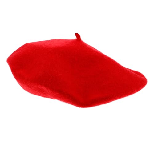 ROMANSENTIAL Warme Rote Baskenmütze Für Frauen Für Künstlerkostüme Im Alltag, Modeaccessoires Im Französischen Stil. Französische Baskenmützen Für Frauen ROMANSENTIAL Warme Rote Baskenmütze Für Frauen Für Künstlerkostüme Im Alltag, Modeaccessoires Im Französischen Stil. Französische Baskenmützen Für Frauen von ROMANSENTIAL