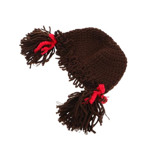 ROMANSENTIAL Zopf Perücken Kappe Nette Baby Mädchen Beanie Hut Zöpfe Perücken Hut Häkeln Gestrickte Winter Bonnet Cap Für Kinder Kinder Halloween Kostüm ROMANSENTIAL Zopf Perücken Kappe Nette Baby Mädchen Beanie Hut Zöpfe Perücken Hut Häkeln Gestrickte Winter Bonnet Cap Für Kinder Kinder Halloween Kostüm von ROMANSENTIAL