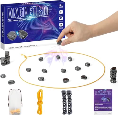 ROMANVIC Magnetspiel,Tischspiele Magnetisches Schachspiel,Puzzle Checkers Spiel-Reisen Schach Magnetisch,Tragbares Magnet Schach,Tolles Spiel für Familienpartys ROMANVIC Magnetspiel,Tischspiele Magnetisches Schachspiel,Puzzle Checkers Spiel-Reisen Schach Magnetisch,Tragbares Magnet Schach,Tolles Spiel für Familienpartys von ROMANVIC