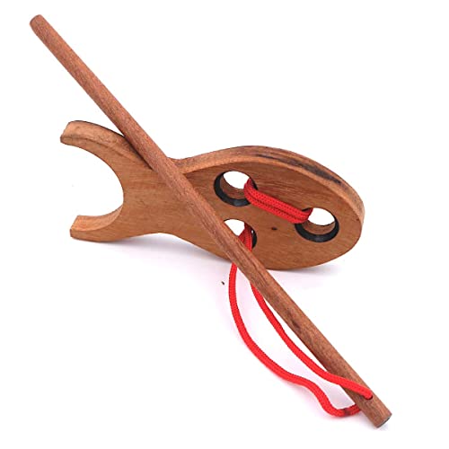 ROMBOL Fishing - oder Den Fisch an der Angel, Holzspiel, Denkspiel, Knobelspiel, Geduldspiel aus Holz ROMBOL Fishing - oder Den Fisch an der Angel, Holzspiel, Denkspiel, Knobelspiel, Geduldspiel aus Holz von ROMBOL