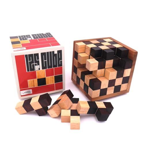 ROMBOL 125er-Cube - herausforderndes Denkspiel aus edlem Holz für Knobel-Fans, Modell:Large ROMBOL 125er-Cube - herausforderndes Denkspiel aus edlem Holz für Knobel-Fans, Modell:Large von ROMBOL