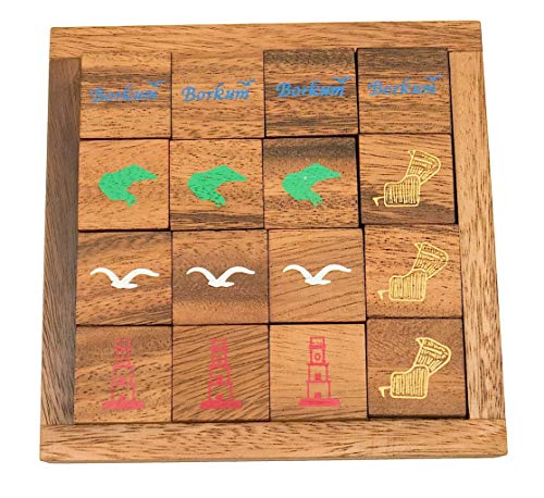 ROMBOL Borkum Puzzle, eines der schwierigsten Legepuzzle der Welt, tolles Denkspiel von ROMBOL