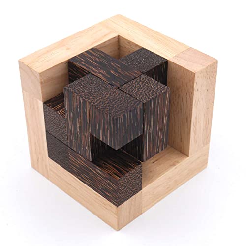 ROMBOL Get in The Box - schwieriges Interlockingpuzzle aus Holz von ROMBOL