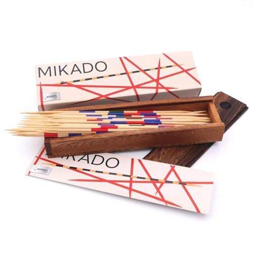 ROMBOL Mikado - 41 feine Stäbchen, große Herausforderung aus Holz von ROMBOL