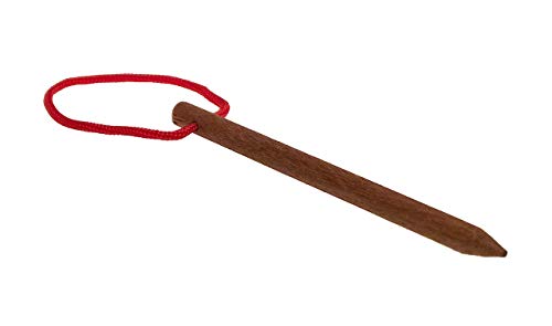 ROMBOL Pin, Stab, Knopflochbremse, Holzspiel, Denkspiel, Knobelspiel, Geduldspiel aus Holz ROMBOL Pin, Stab, Knopflochbremse, Holzspiel, Denkspiel, Knobelspiel, Geduldspiel aus Holz von ROMBOL