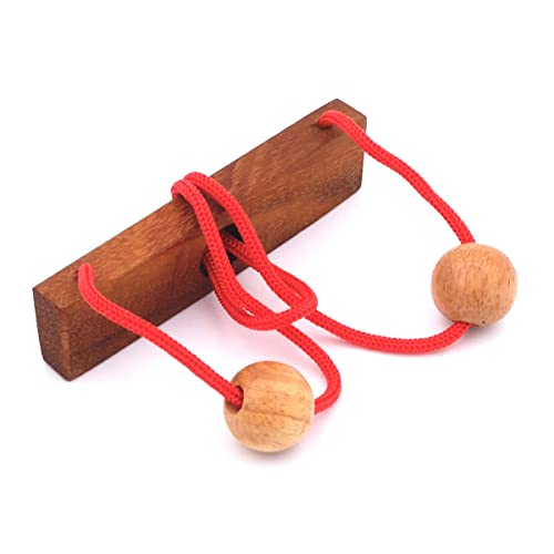ROMBOL Schlaufenpuzzle, EIN Seilpuzzle, Holzspiel, Denkspiel, Knobelspiel, Geduldspiel aus Holz ROMBOL Schlaufenpuzzle, EIN Seilpuzzle, Holzspiel, Denkspiel, Knobelspiel, Geduldspiel aus Holz von ROMBOL