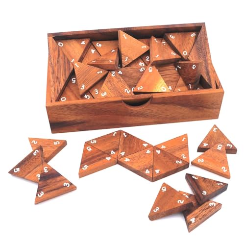 ROMBOL Tridomino - anspruchsvolle Variante des Dominospiels mit Zahlen für 2-6 Personen ROMBOL Tridomino - anspruchsvolle Variante des Dominospiels mit Zahlen für 2-6 Personen von ROMBOL
