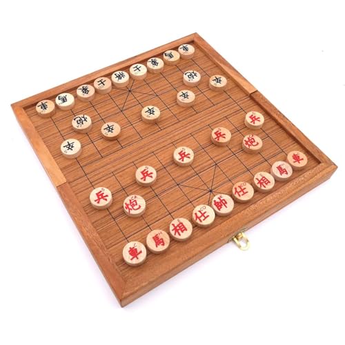 ROMBOL Xiangqi, das chinesische Schachspiel, Schachvariante, Set mit originalen Holzscheiben, Holz von ROMBOL