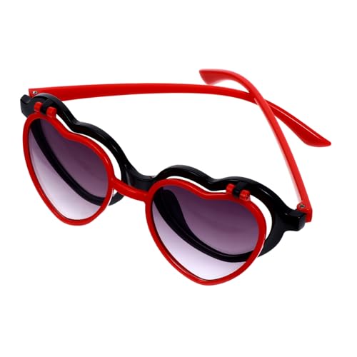 ROMISBABA 1 Paar Herzförmige Sonnenbrille für PC Ac Material Jahre für Outdoor Aktivitäten Stylisches Accessoire für Partys und Cosplay Sicher und Langlebig ROMISBABA 1 Paar Herzförmige Sonnenbrille für PC Ac Material Jahre für Outdoor Aktivitäten Stylisches Accessoire für Partys und Cosplay Sicher und Langlebig von ROMISBABA