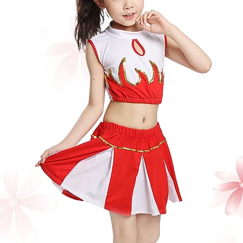 ROMISBABA Gymnastikanzug Für Mädchen Tanzanzug Für Mädchen Kostüm Tanzkleidung Cheerleading-uniform Größe 130 Cm ROMISBABA Gymnastikanzug Für Mädchen Tanzanzug Für Mädchen Kostüm Tanzkleidung Cheerleading-uniform Größe 130 Cm von ROMISBABA