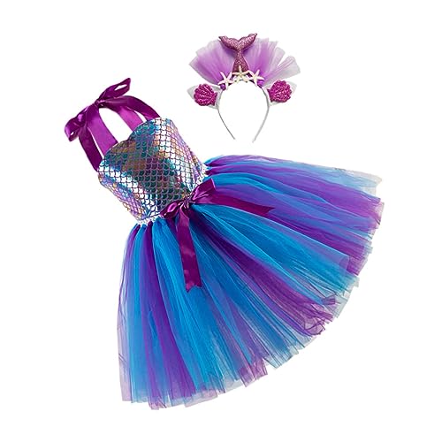 ROMISBABA Mädchenkleid Cosplay-kostüm-set Ballkleid Für Jungen Und Mädchen Mit Stirnband Maskerade-outfit ROMISBABA Mädchenkleid Cosplay-kostüm-set Ballkleid Für Jungen Und Mädchen Mit Stirnband Maskerade-outfit von ROMISBABA