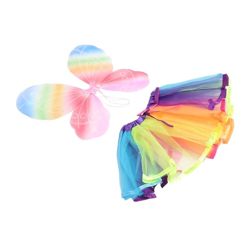ROMISBABA 1 Satz Schmetterlingsflügel eingestellt Kleinkinder Party Geburtstag Ballettröckchen kleidung moebel ballet skirt Kostümzubehör für Kinderfeenrock Mesh-Tuch Colorful ROMISBABA 1 Satz Schmetterlingsflügel eingestellt Kleinkinder Party Geburtstag Ballettröckchen kleidung moebel ballet skirt Kostümzubehör für Kinderfeenrock Mesh-Tuch Colorful von ROMISBABA
