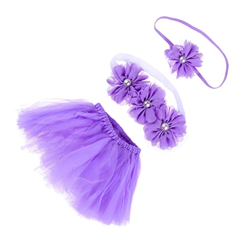 ROMISBABA 1 Satz Tutu Rock dreiteiliges Set Mädchen tanzen Tutu Stirnbänder für Neugeborene Kleinkind haarband haarbänder kleidung Tutu-Kleid für Mädchen Tutu-Rock Acryl Lavender ROMISBABA 1 Satz Tutu Rock dreiteiliges Set Mädchen tanzen Tutu Stirnbänder für Neugeborene Kleinkind haarband haarbänder kleidung Tutu-Kleid für Mädchen Tutu-Rock Acryl Lavender von ROMISBABA