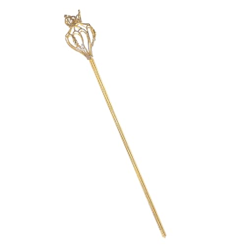 ROMISBABA 1 Stück Crown Fairy Stick königliches Kostümzubehör Fee Kind Granger Rosa Kronenzepter für die Bühne Cosplay- Kleiderstock Kupfer Golden ROMISBABA 1 Stück Crown Fairy Stick königliches Kostümzubehör Fee Kind Granger Rosa Kronenzepter für die Bühne Cosplay- Kleiderstock Kupfer Golden von ROMISBABA