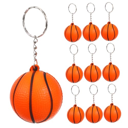 ROMISBABA 10 Stück Basketball Schlüsselanhänger Schlüsselanhänger Souvenir Spiel Party Dekor Sport ROMISBABA 10 Stück Basketball Schlüsselanhänger Schlüsselanhänger Souvenir Spiel Party Dekor Sport von ROMISBABA
