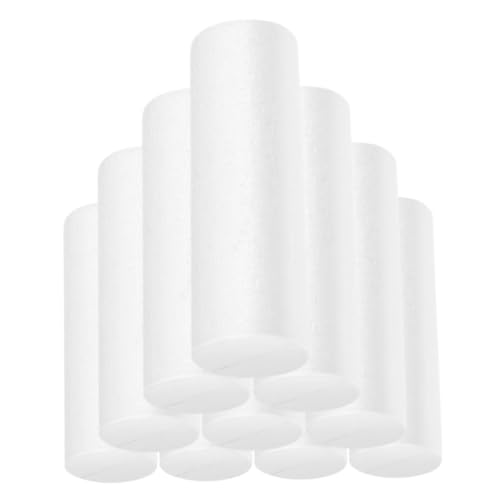 ROMISBABA 10 Stück Schaumzylinder Hortensie Dekoration Fallen Gitter Weihnachtsschmuck bastelmaterial DIY Zylinder dekorative Zylinderschäume Mehrzweckschaum zum Selbermachen Weiß ROMISBABA 10 Stück Schaumzylinder Hortensie Dekoration Fallen Gitter Weihnachtsschmuck bastelmaterial DIY Zylinder dekorative Zylinderschäume Mehrzweckschaum zum Selbermachen Weiß von ROMISBABA