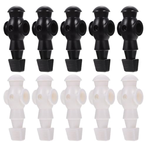 ROMISBABA 10 Stück Teiliges Foosball Figuren aus Robustem Resin Verschleißfest und Langlebig Ersatzspielermodelle für Tischfußball mit Klarer Farbdruckkennung Kompatibel mit von ROMISBABA