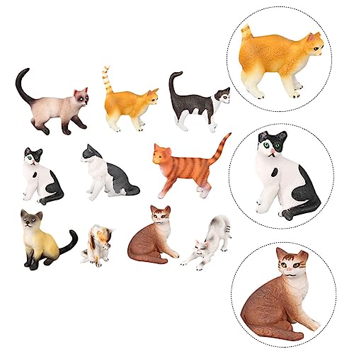 ROMISBABA 1Satz Katzenmodellen Realistische Deko für Kinderzimmer und Orangefarbener Weißer und Siamkatze Umweltfreundlichem Material ROMISBABA 1Satz Katzenmodellen Realistische Deko für Kinderzimmer und Orangefarbener Weißer und Siamkatze Umweltfreundlichem Material von ROMISBABA