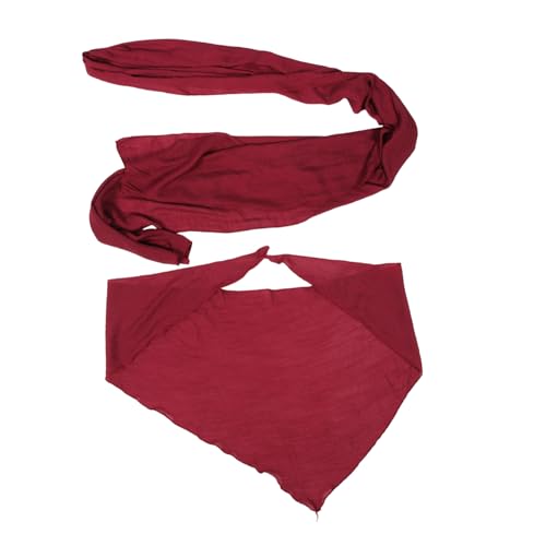 ROMISBABA 1Satz Mittelalterlicher Bandana Gürtel für Halloween Cosplay Karneval Bequemes Atmungsaktives Material Weinrot für Damen Herren von ROMISBABA