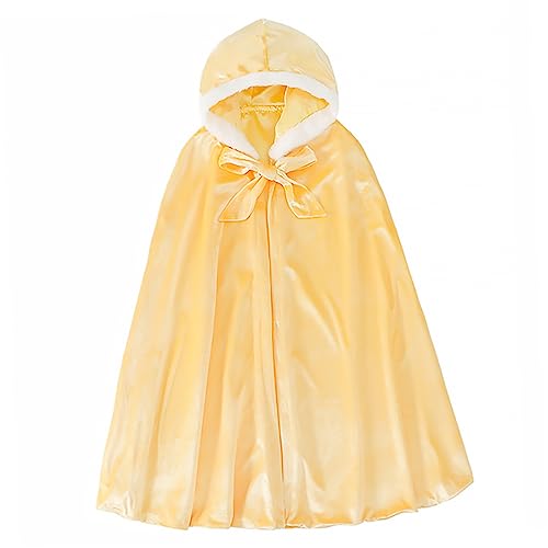 ROMISBABA 1Stk Umhang für patrouillieren Maske Cosplay mit Kapuze Zauberstab Halloween Costume Halloween Kleidung igelkostümkinder camoing Umhang Partymantel Baumwolle Yellow ROMISBABA 1Stk Umhang für patrouillieren Maske Cosplay mit Kapuze Zauberstab Halloween Costume Halloween Kleidung igelkostümkinder camoing Umhang Partymantel Baumwolle Yellow von ROMISBABA