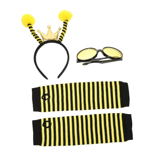 ROMISBABA 1satz Kreativen Bienen-brillen Und Haarreif Für Kostüme Teiliges Set Für Partys Geburtstagsfeiern Und Festivals Leicht Und Tragbar Dekoration Für Ihren Look ROMISBABA 1satz Kreativen Bienen-brillen Und Haarreif Für Kostüme Teiliges Set Für Partys Geburtstagsfeiern Und Festivals Leicht Und Tragbar Dekoration Für Ihren Look von ROMISBABA