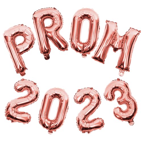 ROMISBABA 2 Sätze Prom Folienballons Abschluss Party Deko Metallic Luftballons Roségold Geburtstags und Partyballons für Klassenraum und Feierlichkeiten ROMISBABA 2 Sätze Prom Folienballons Abschluss Party Deko Metallic Luftballons Roségold Geburtstags und Partyballons für Klassenraum und Feierlichkeiten von ROMISBABA