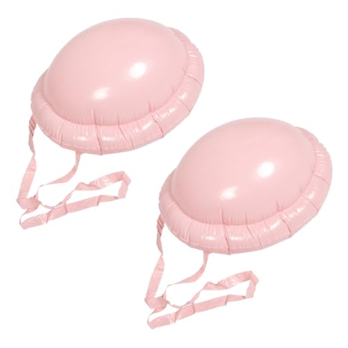 ROMISBABA 2 Stück Aufblasbarer Fake schwangerschaftsbauch Realistisch Komfortabel als Kostüm accessoire für Senioren partys Theater und Maskeraden Highlight bei Verkleidungen von ROMISBABA