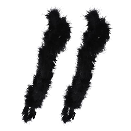 ROMISBABA 2 Stück Federboa DIY Bastelmaterial für Kostüme Schwarze Plume Boa für Karneval Halloween Geburtstagsfeiern Dekoration und Bastelprojekte ROMISBABA 2 Stück Federboa DIY Bastelmaterial für Kostüme Schwarze Plume Boa für Karneval Halloween Geburtstagsfeiern Dekoration und Bastelprojekte von ROMISBABA